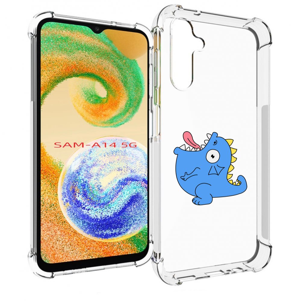 

Чехол MyPads голубая-рыбка для Samsung Galaxy A14 5G, Прозрачный, Tocco