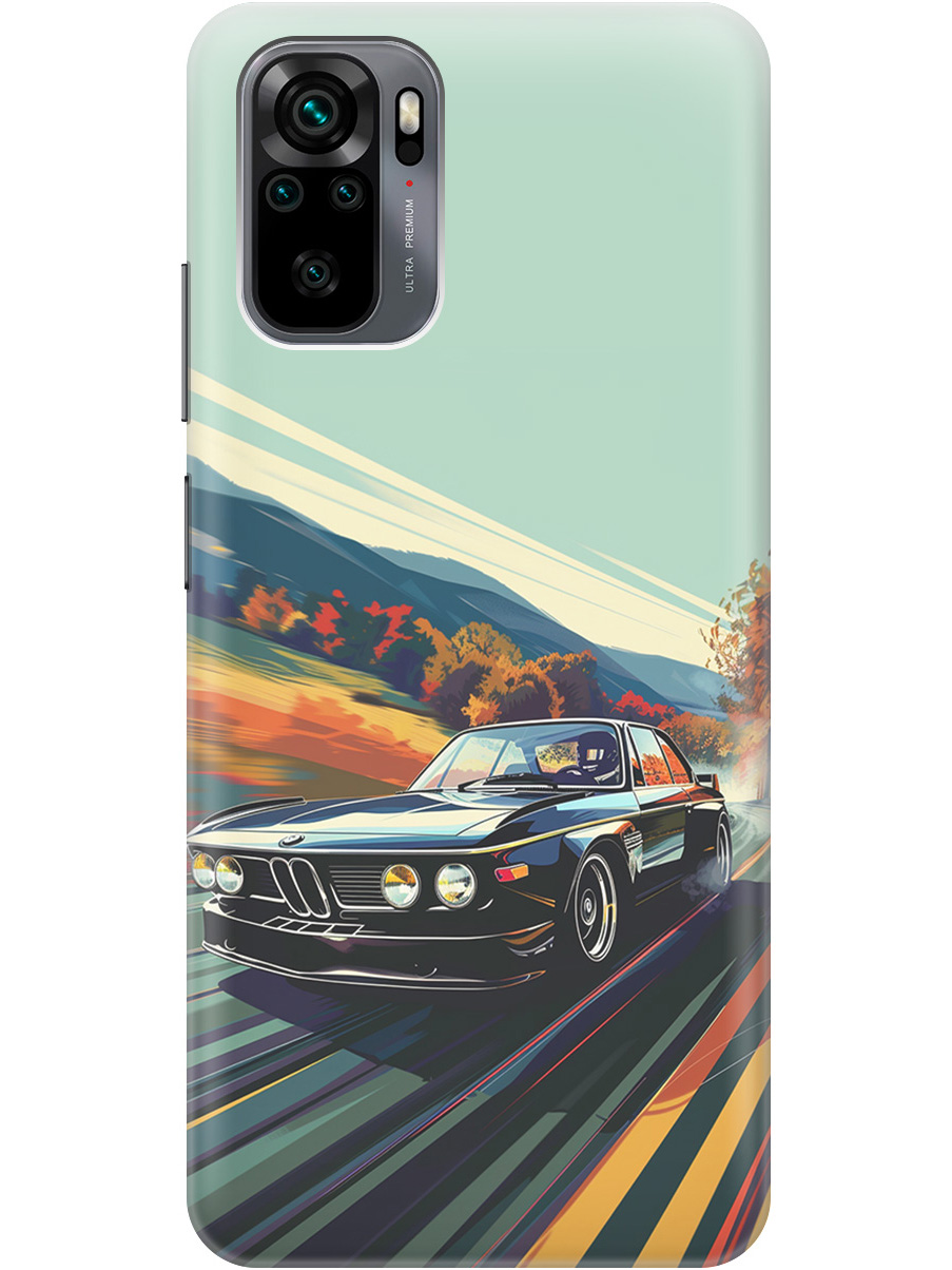 

Силиконовый чехол на Xiaomi Redmi Note 10 / Note 10S / Poco M5s с принтом "Гоночный BMW", Прозрачный;оранжевый;черный, 725168285