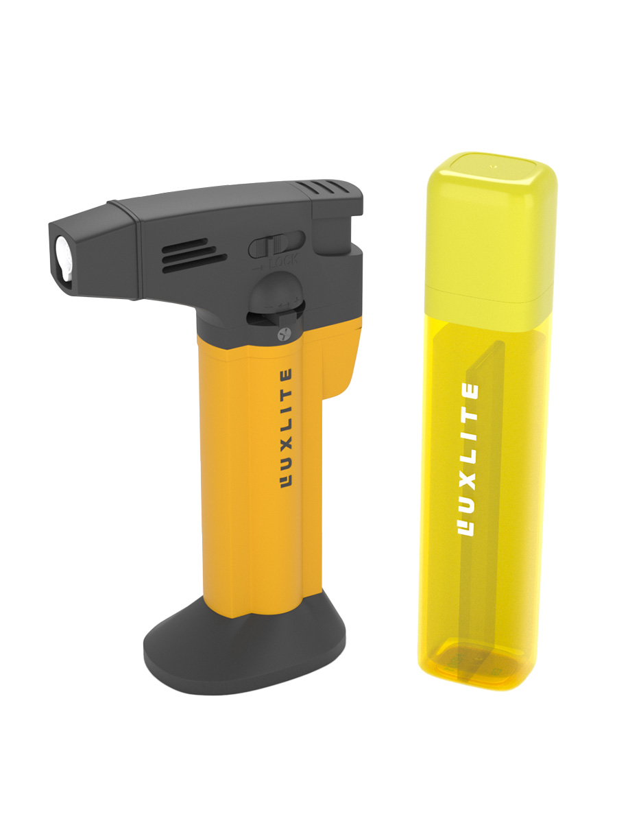 

Газовая горелка Luxlite HC6 700 Yellow и газовый баллон 20 мл, Желтый, HC6 700 + баллон