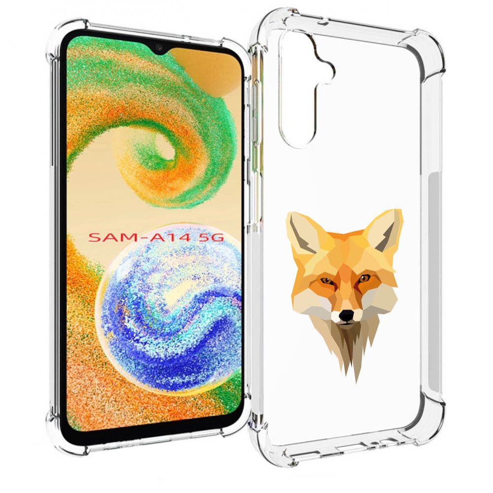 

Чехол MyPads голова-лисы для Samsung Galaxy A14 5G, Прозрачный, Tocco