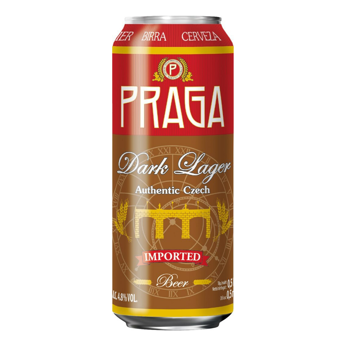 

Пиво Praga Dark Lager темное 4,5% 0,5 л