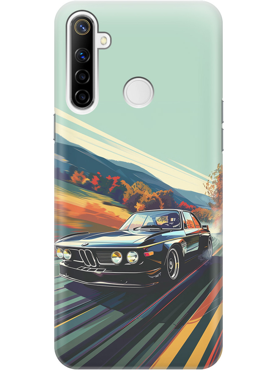

Силиконовый чехол на realme 5 / 6i / C3 с принтом "Гоночный BMW", Прозрачный;оранжевый;черный, 726149685