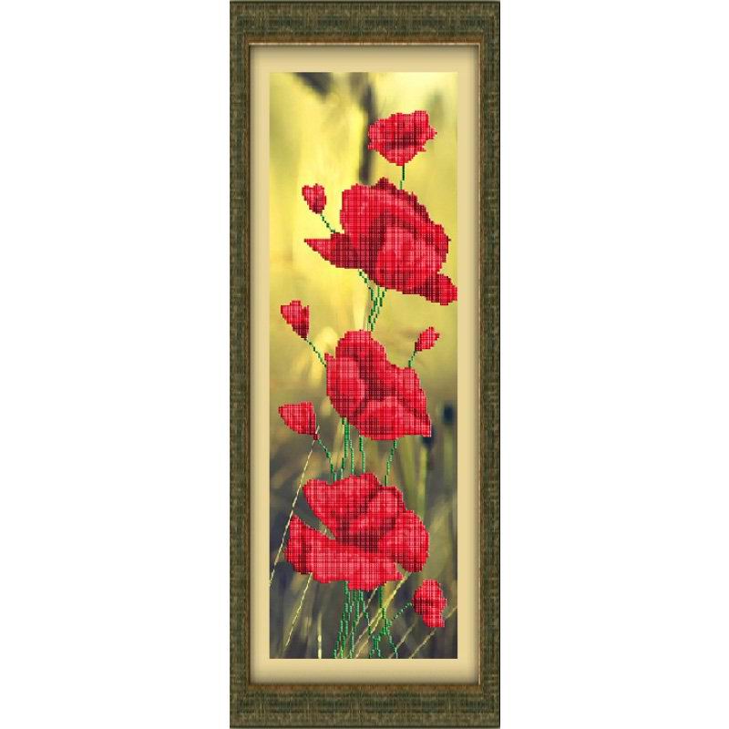 

Славяночка (Россия) Диптих. Маки КС-095, 18.5x56 см от