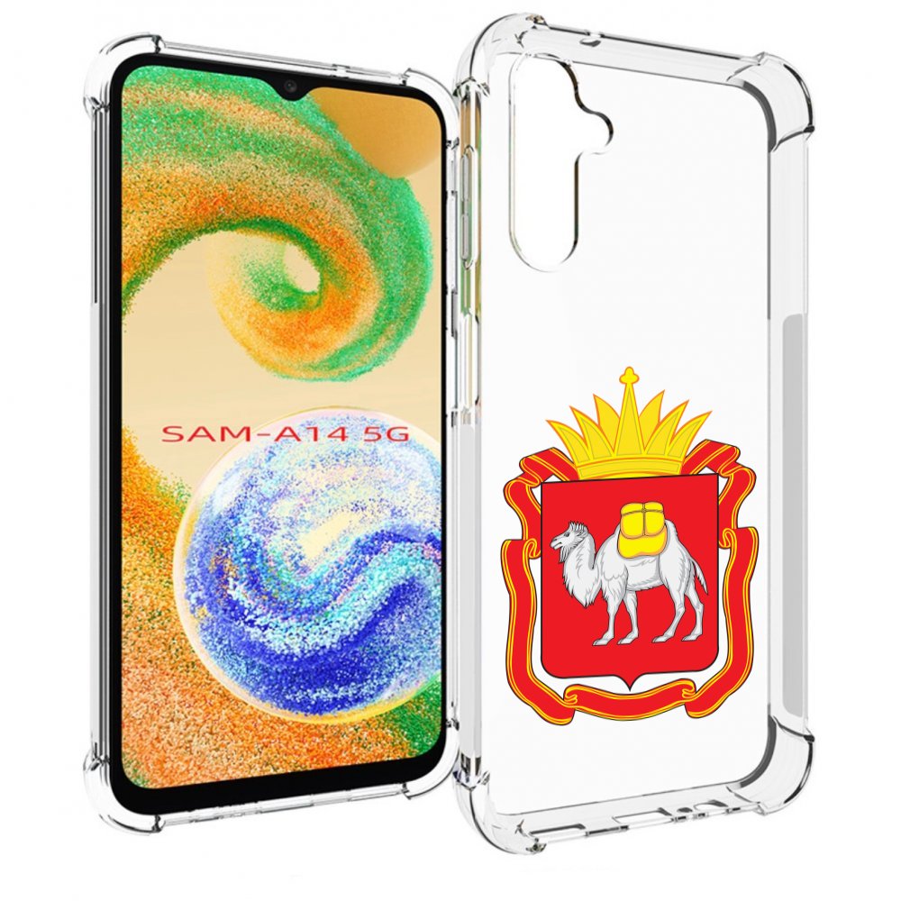 

Чехол MyPads герб-челябинская-область для Samsung Galaxy A14 5G, Прозрачный, Tocco