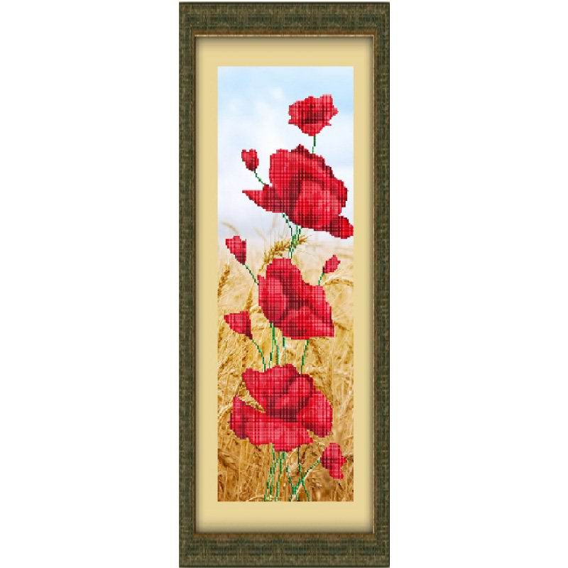 

Славяночка (Россия) Диптих. Маки КС-094, 18.5x56 см от