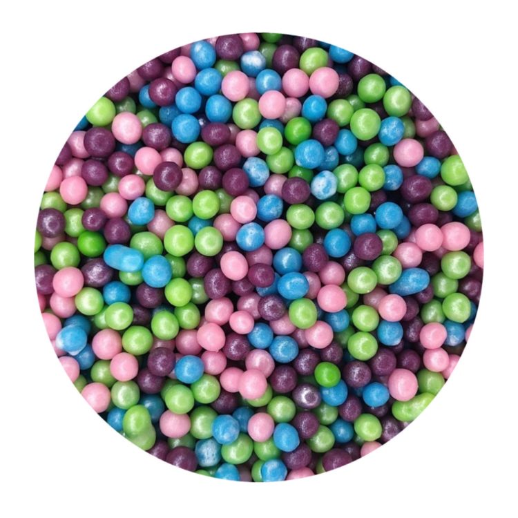 

Посыпка кондитерская с мягким центром "Жемчуг" Микс 2-5 мм 50г