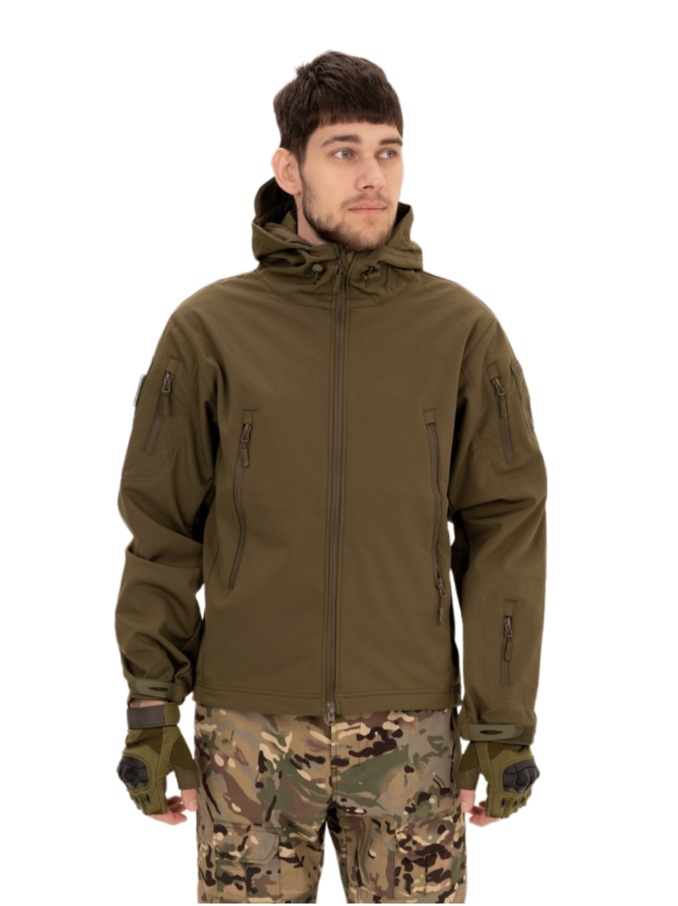 

Куртка Remington Shark skin soft shell jacket Army Green р. L TM1034-306, Зеленый, Shark skin