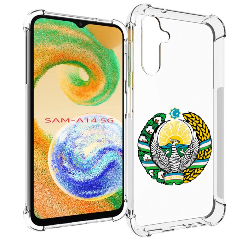 

Чехол MyPads герб-узбекистана для Samsung Galaxy A14 5G, Прозрачный, Tocco