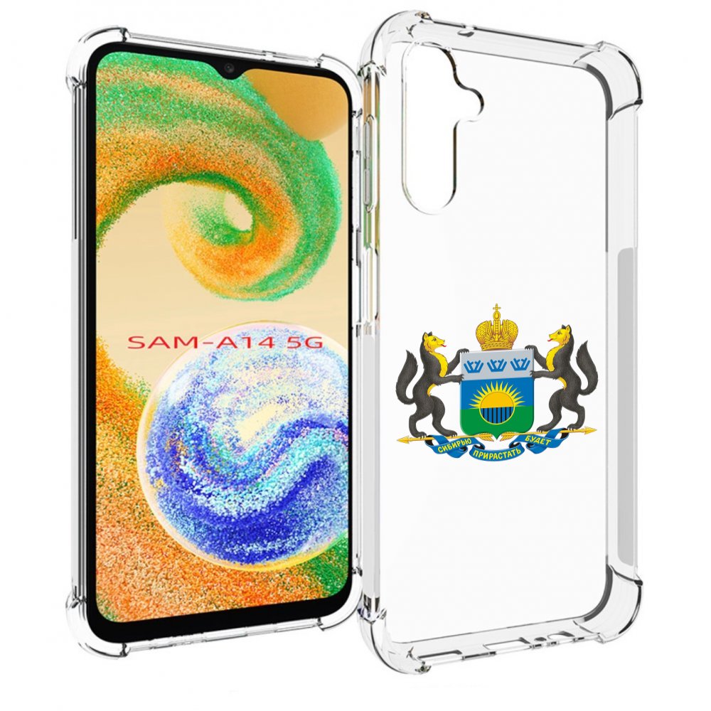 

Чехол MyPads герб-тюменская-область для Samsung Galaxy A14 5G, Прозрачный, Tocco