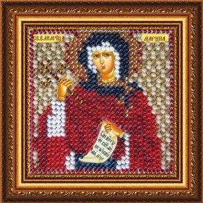 

Вышивальная мозаика (Россия) Св. Мученица Марина Антиохийская ВМ-4041, 6.5x6.5 см от