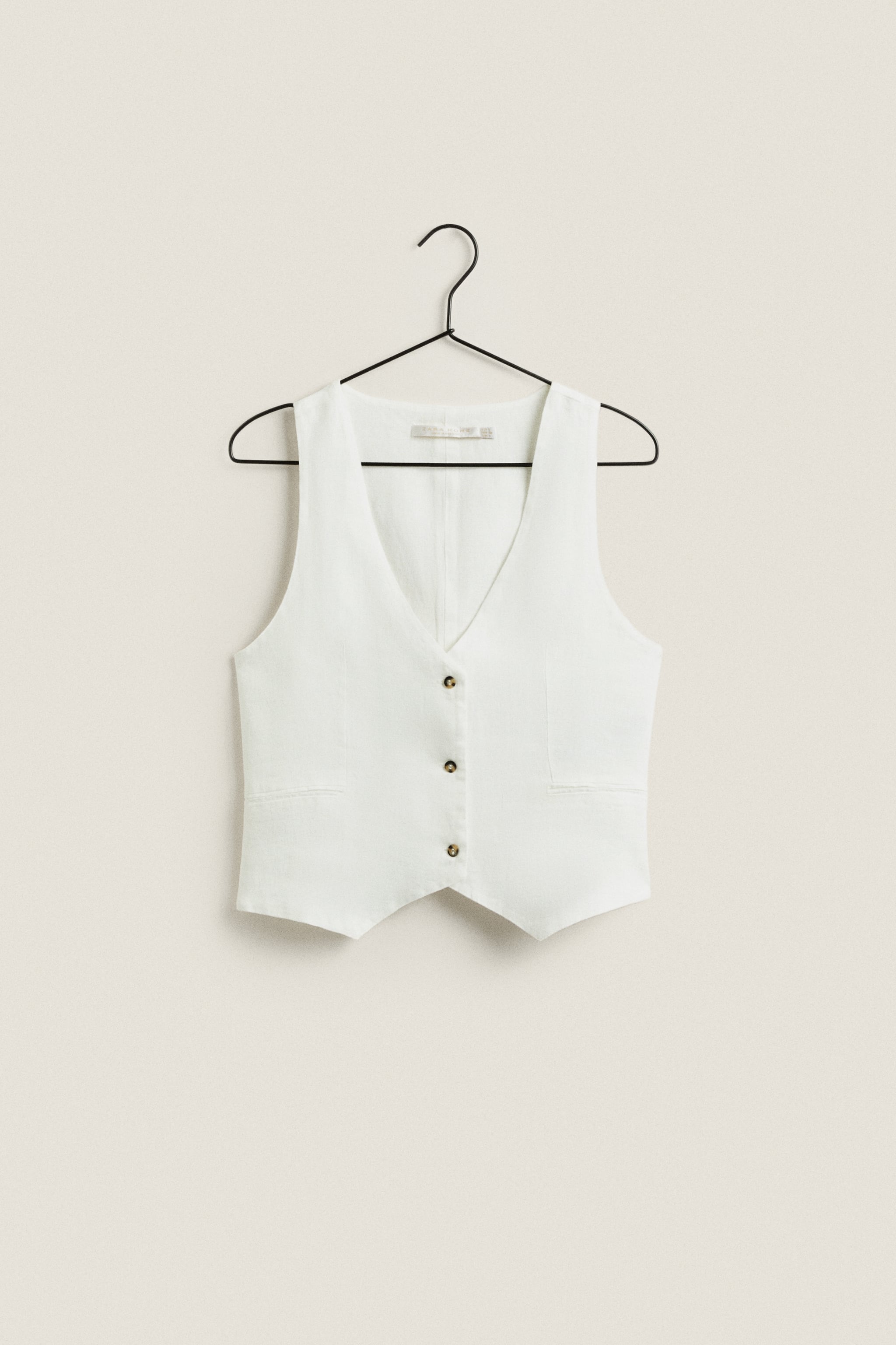 

Жилет женский Zara Home 46174122 бежевый L (доставка из-за рубежа), 46174122