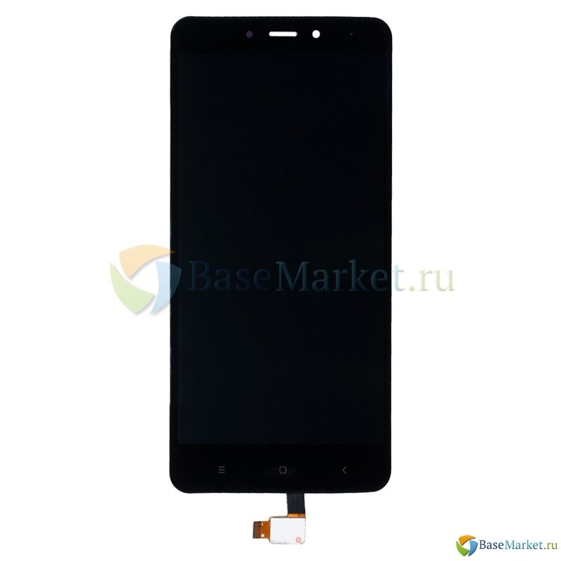 Дисплей BaseMarket для Xiaomi Redmi Note 4 в сборе с тачскрином (черный)