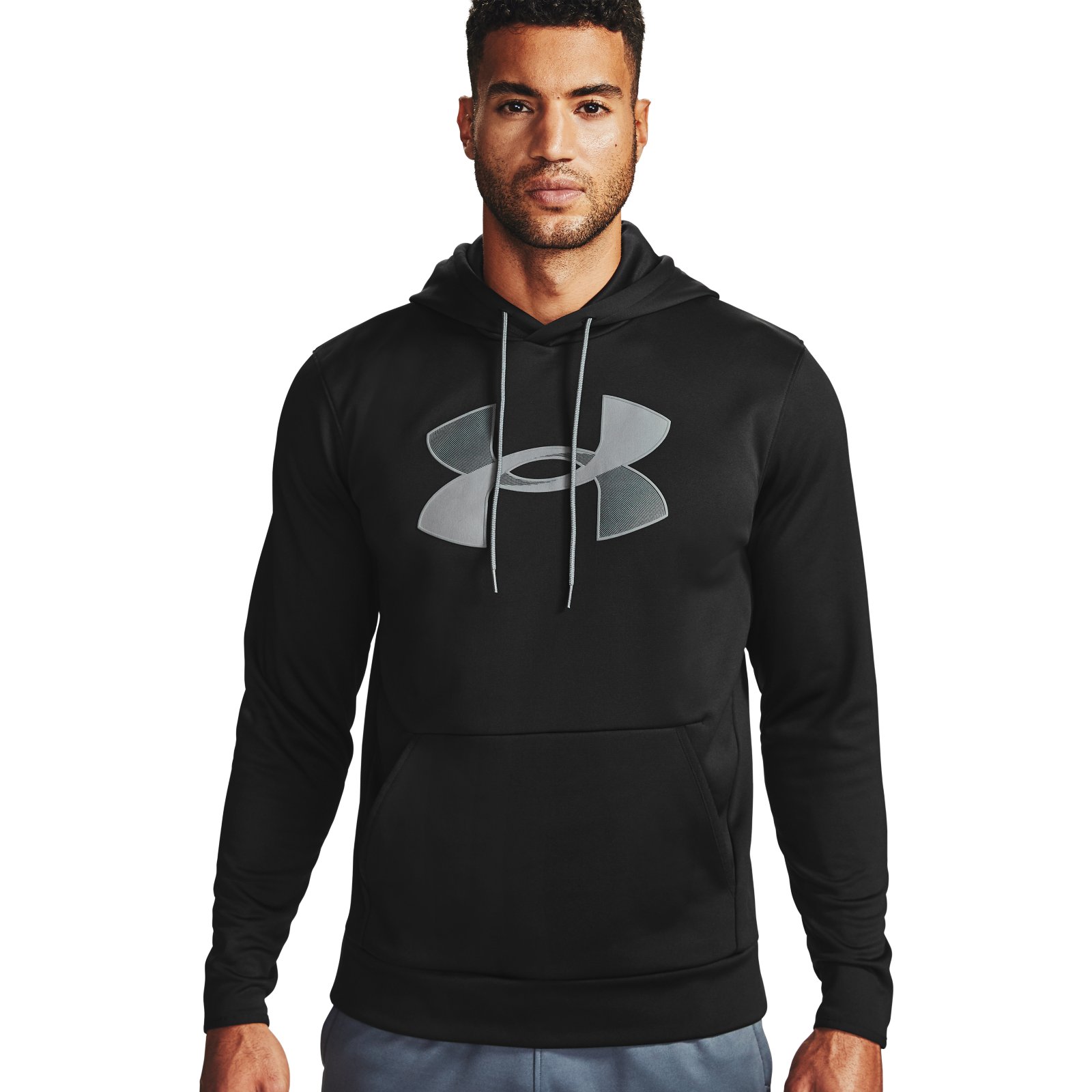 фото Худи мужское under armour 1357085-001 черное xxl