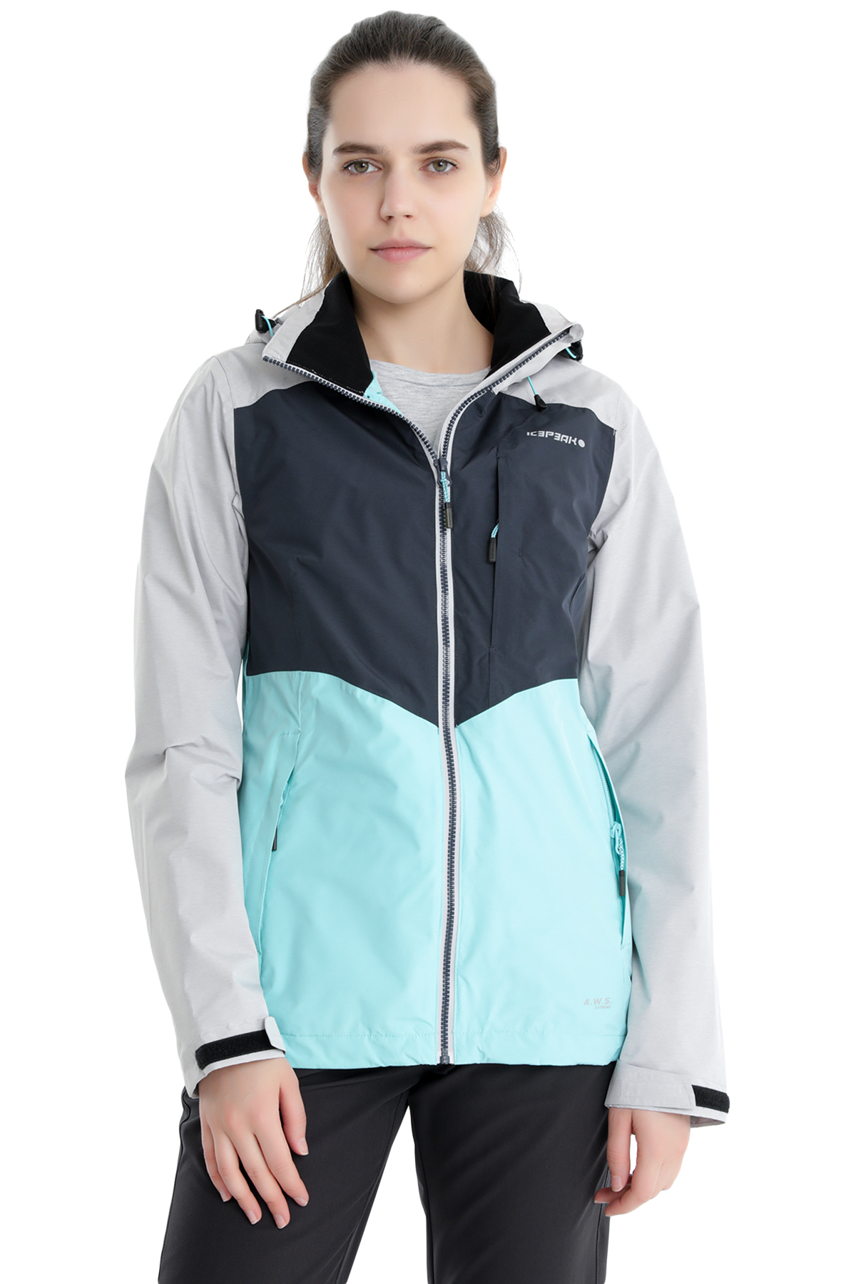 фото Спортивная куртка женская icepeak 53233_330 голубая 42