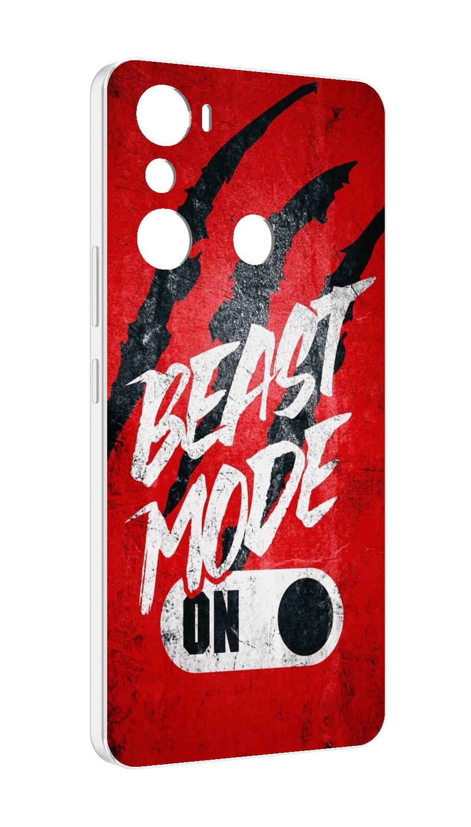 

Чехол MyPads BEAST inside You для Infinix Hot 20i, Прозрачный, Tocco