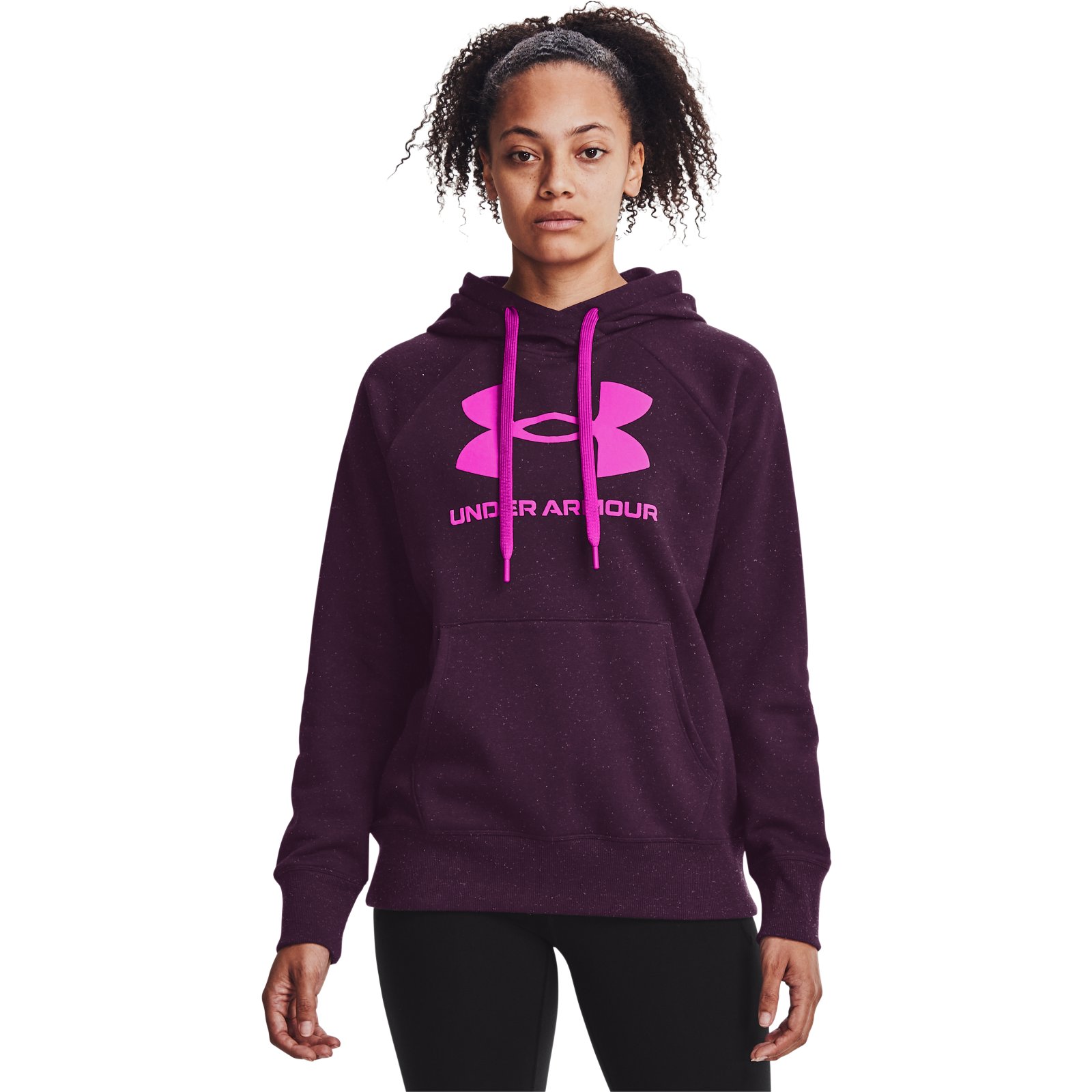 фото Худи женское under armour 1356318-476 бордовое s/m