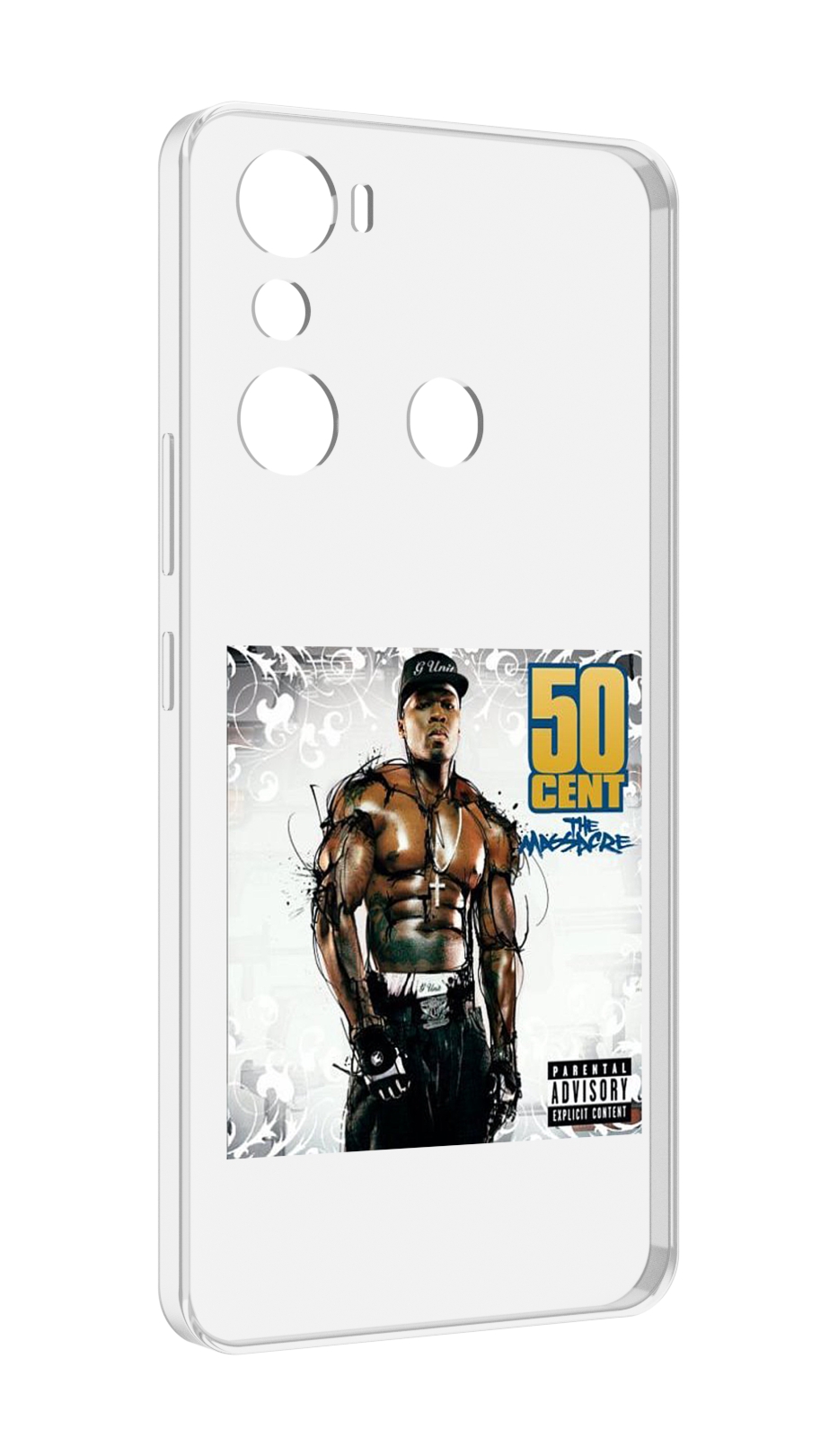 

Чехол MyPads 50 Cent - The Massacre для Infinix Hot 20i, Прозрачный, Tocco