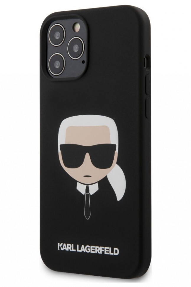 

Чехол CG Mobile Karl Lagerfeld Liquid silicone iPhone 12 Pro Max Черный