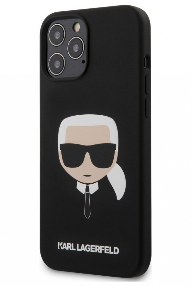 фото Чехол cg mobile karl lagerfeld liquid silicone iphone 12 pro max черный