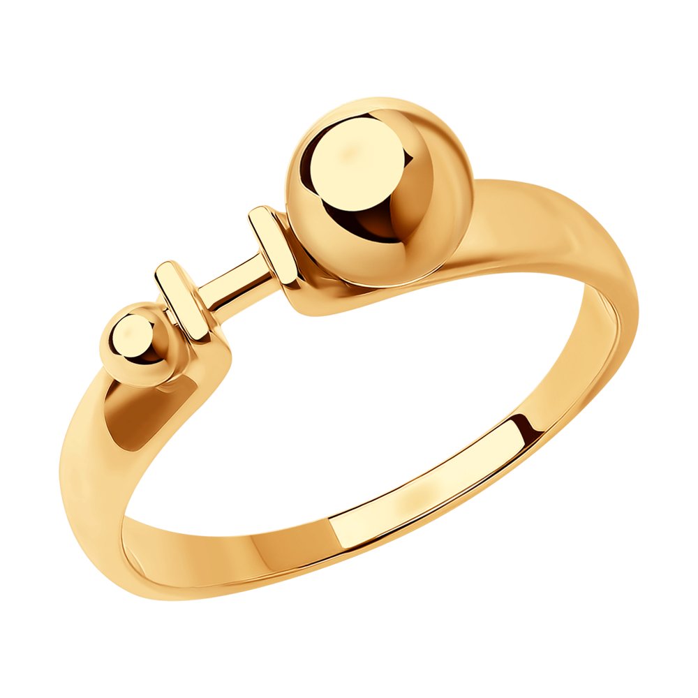 фото Кольцо из красного золота р.18 sokolov 018969