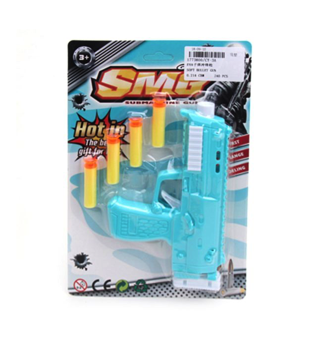 фото Игрушка наша игрушка пистолет с мягкими пулями, арт. cy-3a