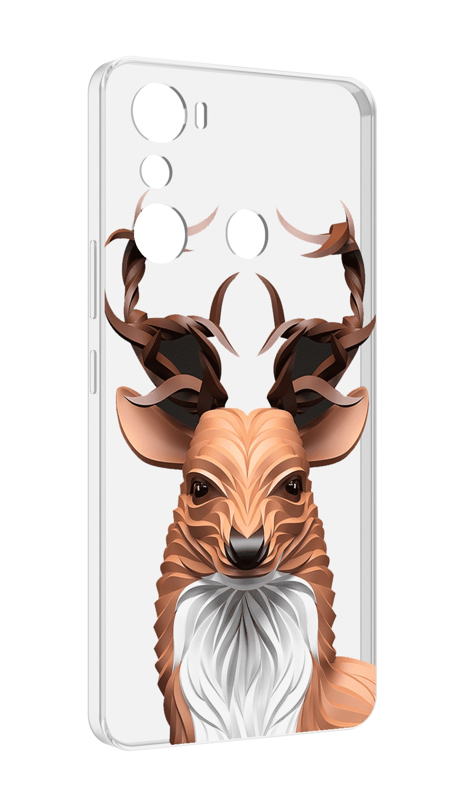 

Чехол MyPads 3D-олень для Infinix Hot 20i, Прозрачный, Tocco