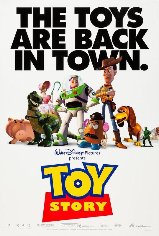 

Постер к мультфильму "История игрушек" (Toy Story) A4