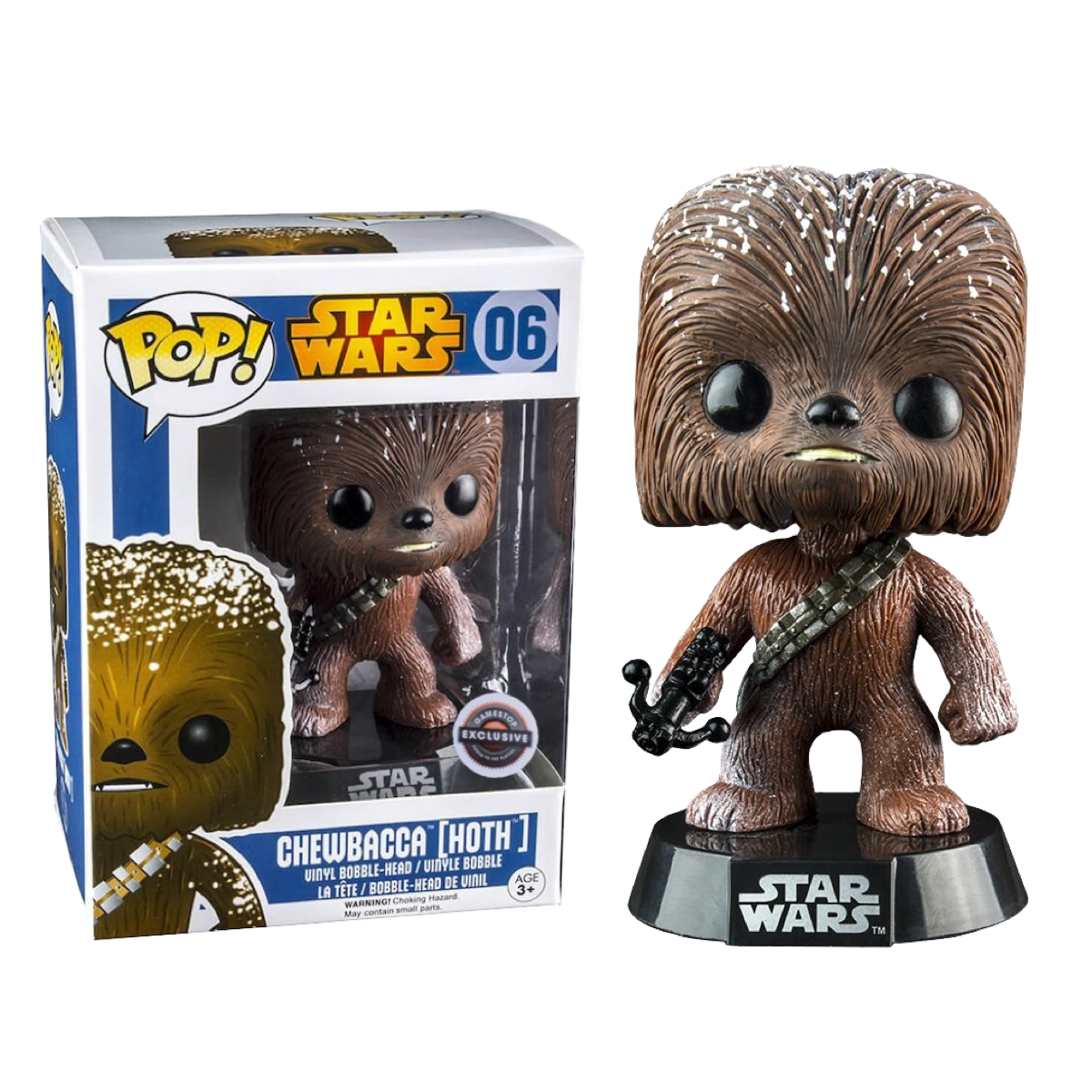 

Фигурка Funko POP! Star Wars: Chewbacca Hoth (06), Белый;коричневый, POP!