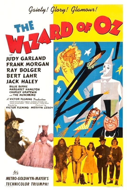 

Постер к фильму "Волшебник страны Оз" (The Wizard of Oz) 50x70 см