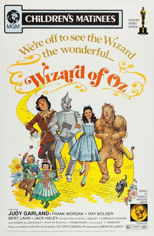 

Постер к фильму "Волшебник страны Оз" (The Wizard of Oz) 50x70 см