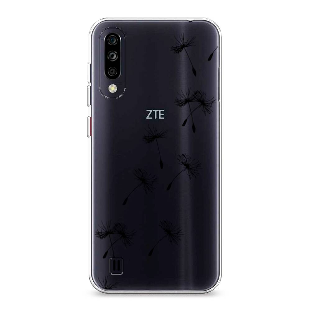 фото Силиконовый чехол "летящие одуванчики" на zte blade a7 (2020) awog