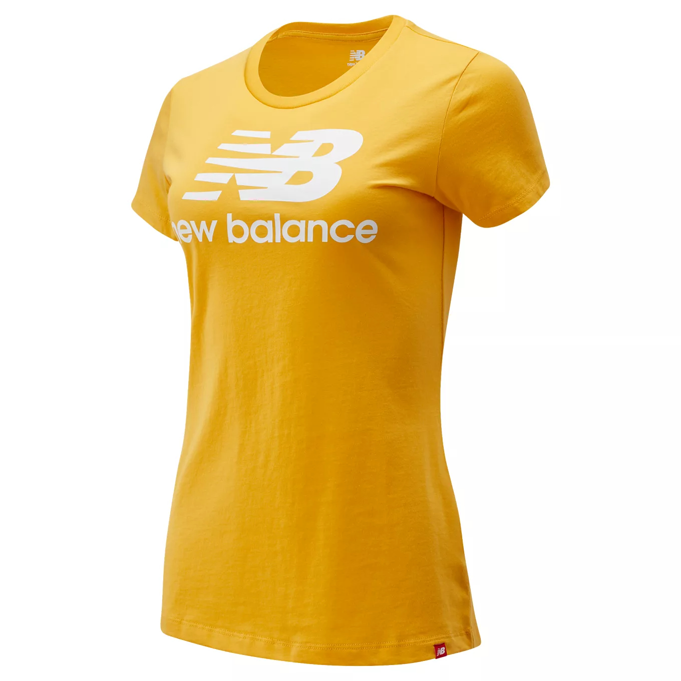 фото Футболка женская new balance wt91546-ase оранжевая l