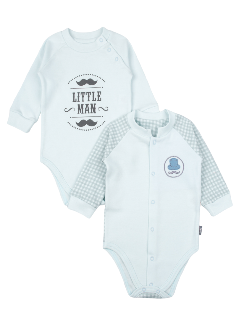 

Боди детское Leo 4690657233867 цв. бирюзовый р. 74, 4690657233867