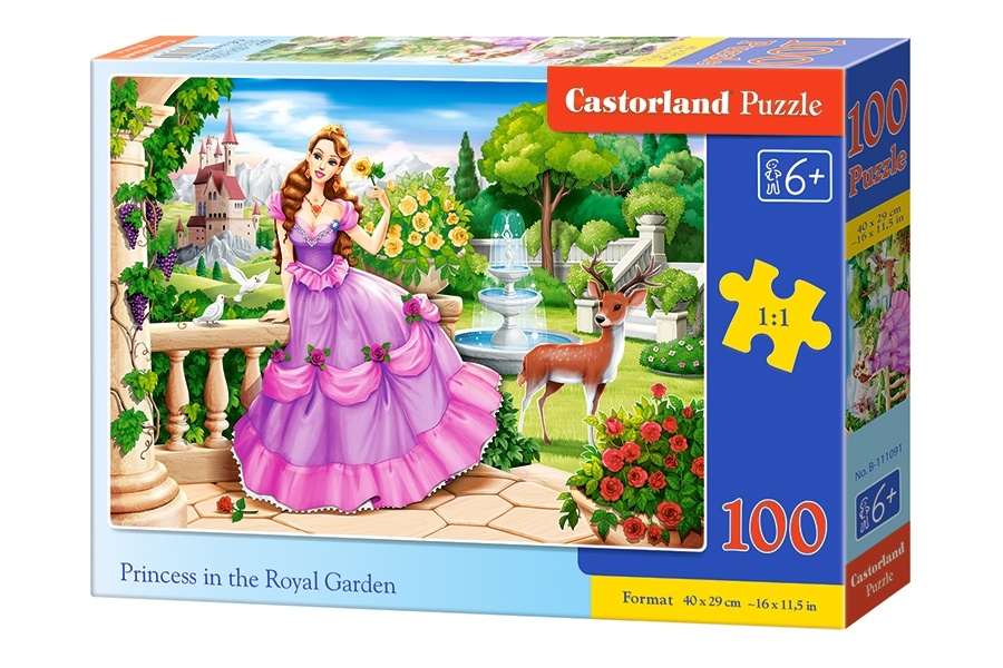 Пазл Принцесса в саду, 100 элементов Castorland