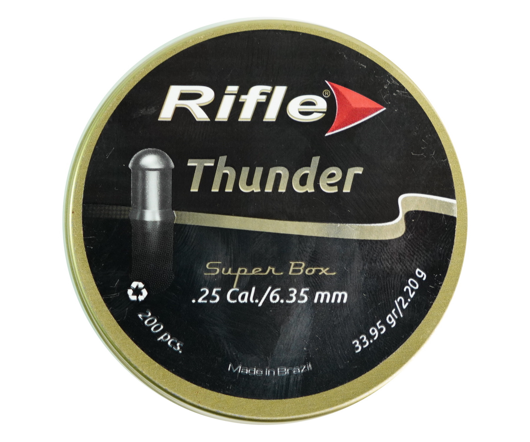 Пуля пневм RIFLE Field Series Thunder 635 мм 220 гр 200 шт в банке 1152₽