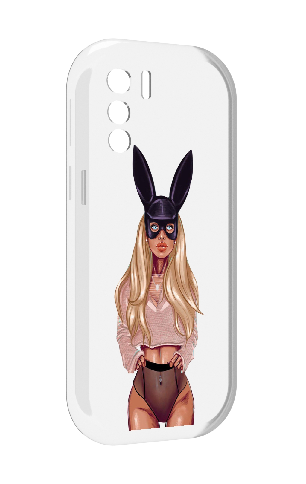 

Чехол MyPads блондинка-с-ушками женский для UleFone Note 13P, Прозрачный, Tocco