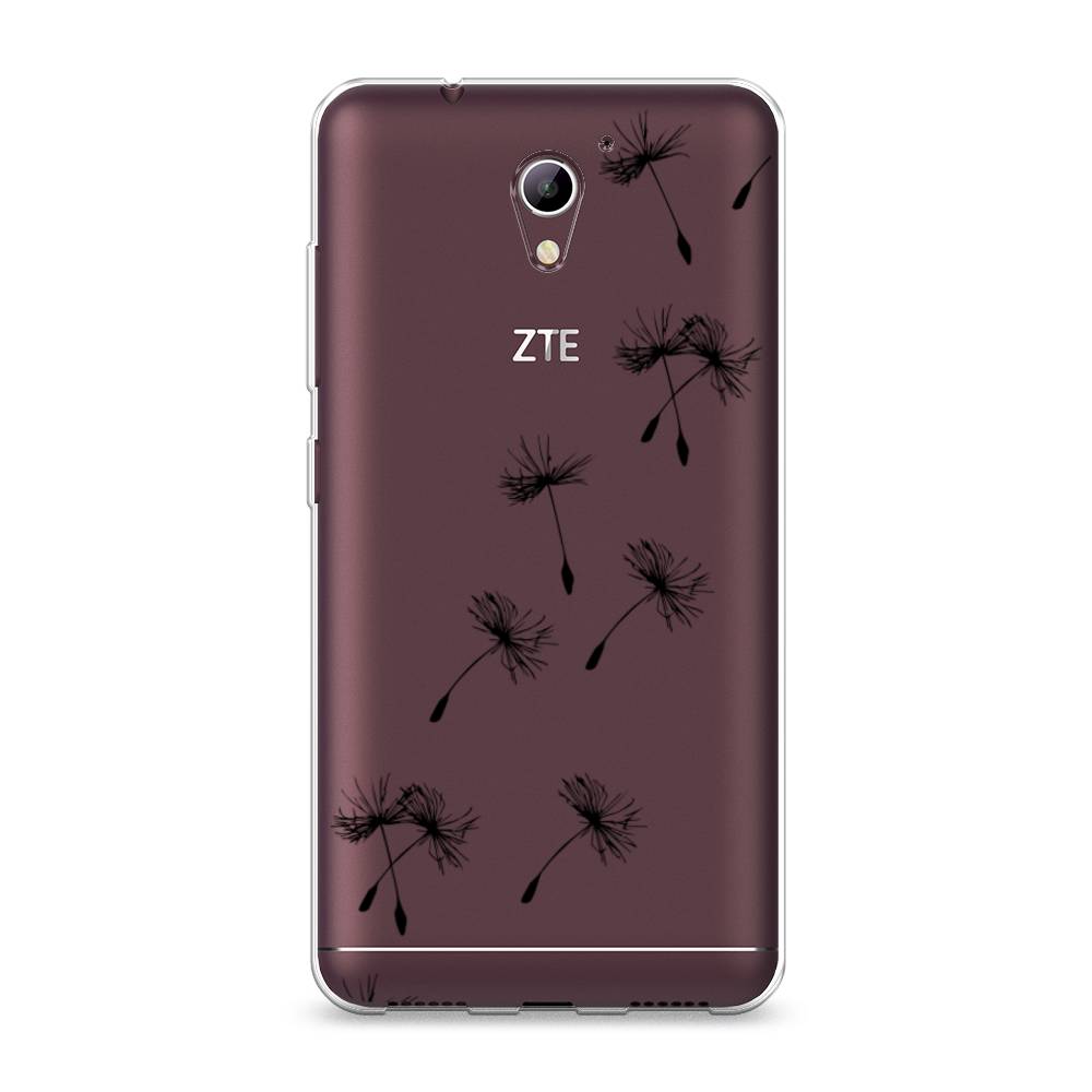 фото Силиконовый чехол "летящие одуванчики" на zte blade a510 awog