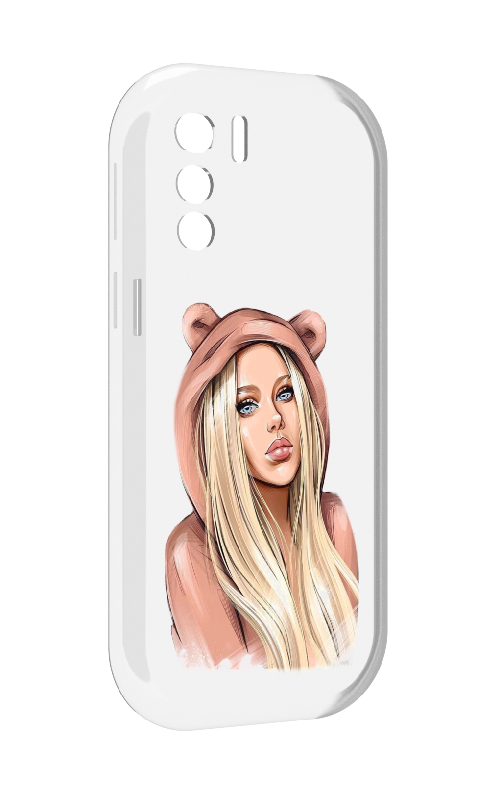 

Чехол MyPads блондинка-в-капюшоне женский для UleFone Note 13P, Прозрачный, Tocco