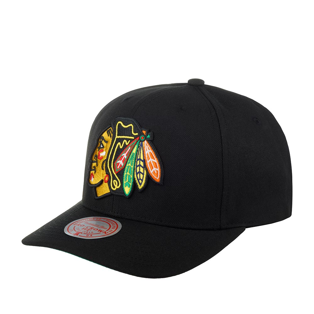 

Бейсболка унисекс Mitchell&Ness HHSS5370-CBHYYPPPBLCK Chicago Blackhawks NHL черная, Черный, HHSS5370-CBHYYPPPBLCK Chicago Blackhawks NHL