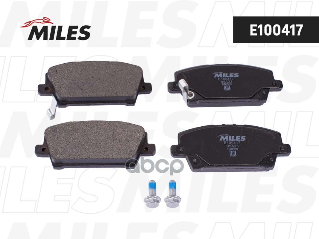 

Колодки тормозные honda civic hatchback 05- передние semimetallic 1шт Miles
