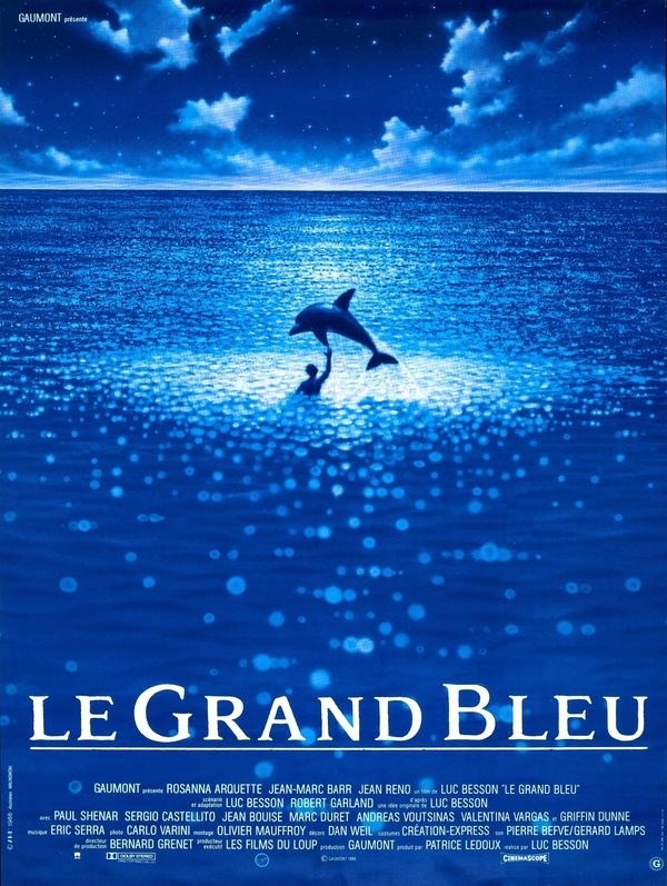 

Постер к фильму "Голубая бездна" (Le grand bleu) 50x70 см