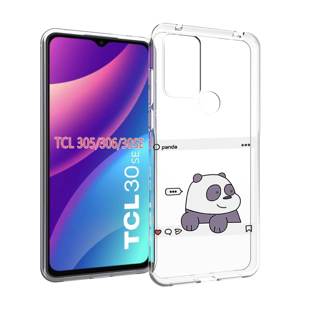 

Чехол MyPads пандочка-фотка для TCL 30SE/305/306/30E, Tocco