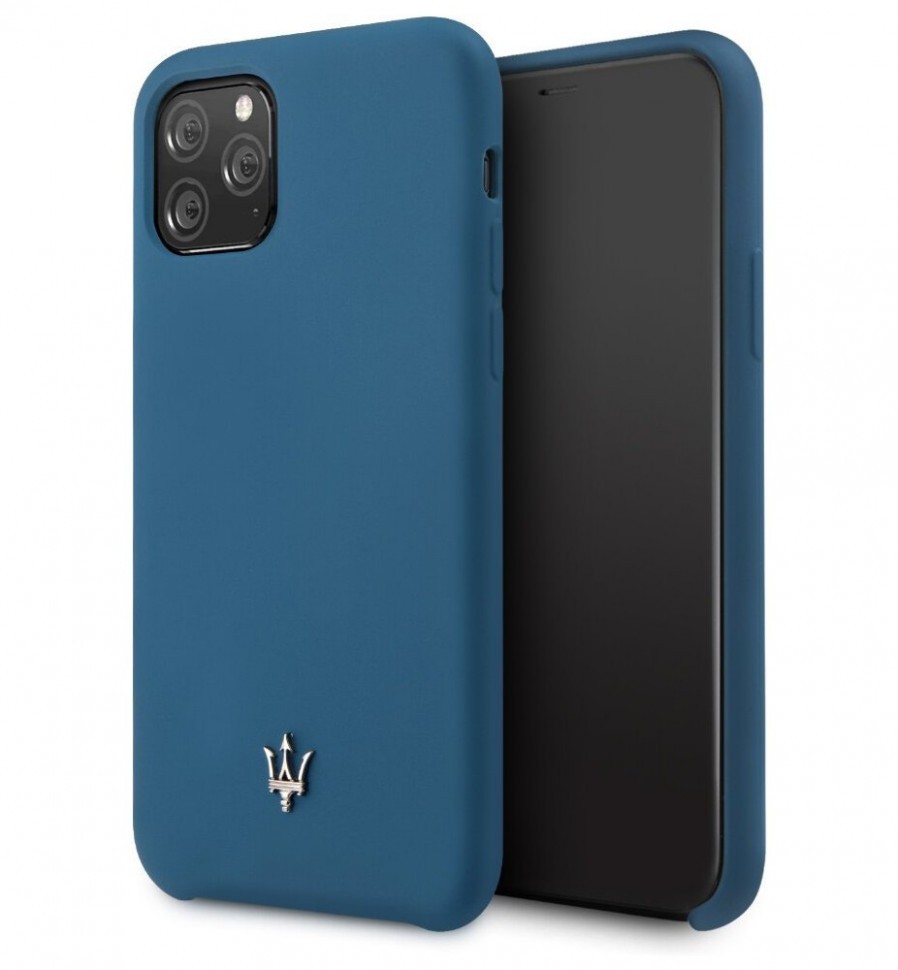 фото Чехол cg mobile maserati silicone iphone 11 pro синий