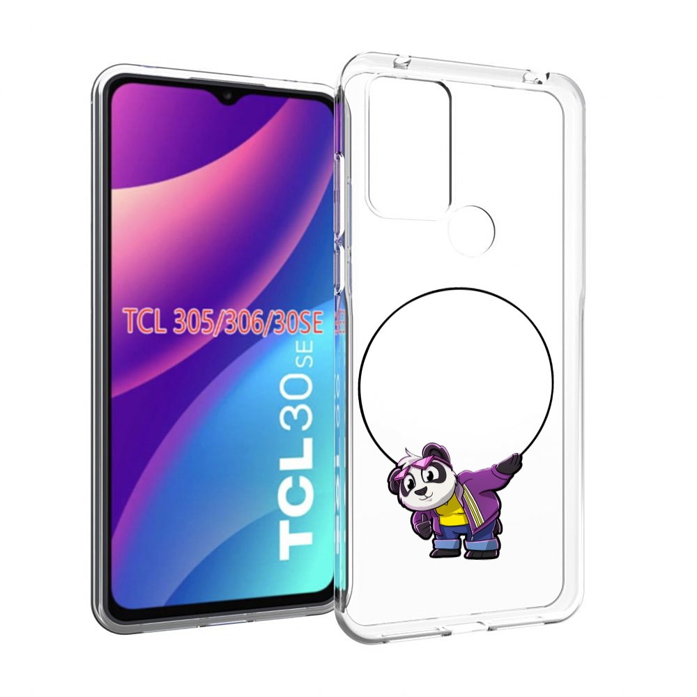 

Чехол MyPads панда-с-обручем для TCL 30SE/305/306/30E, Tocco