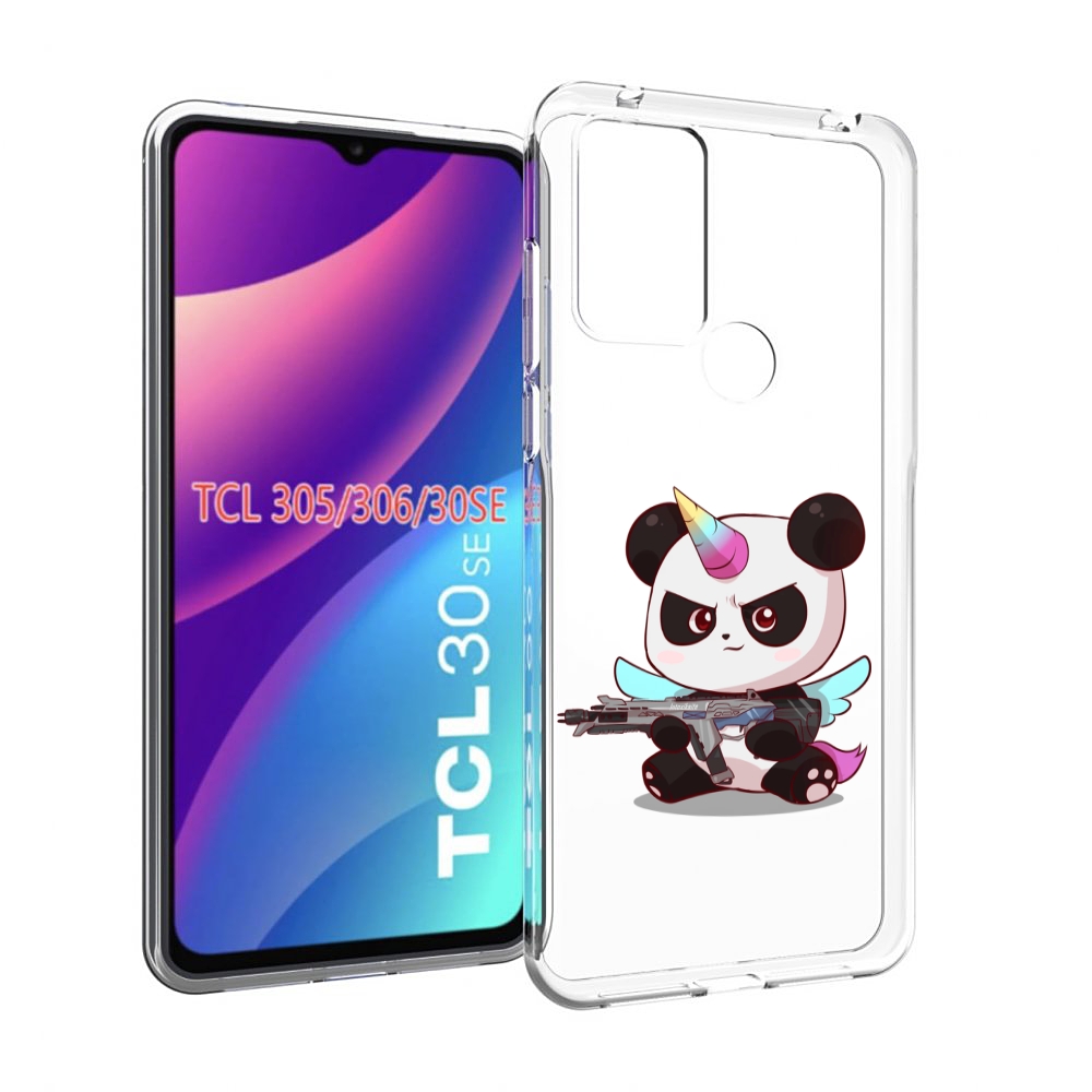 

Чехол MyPads панда-единорог детский для TCL 30SE/305/306/30E, Tocco