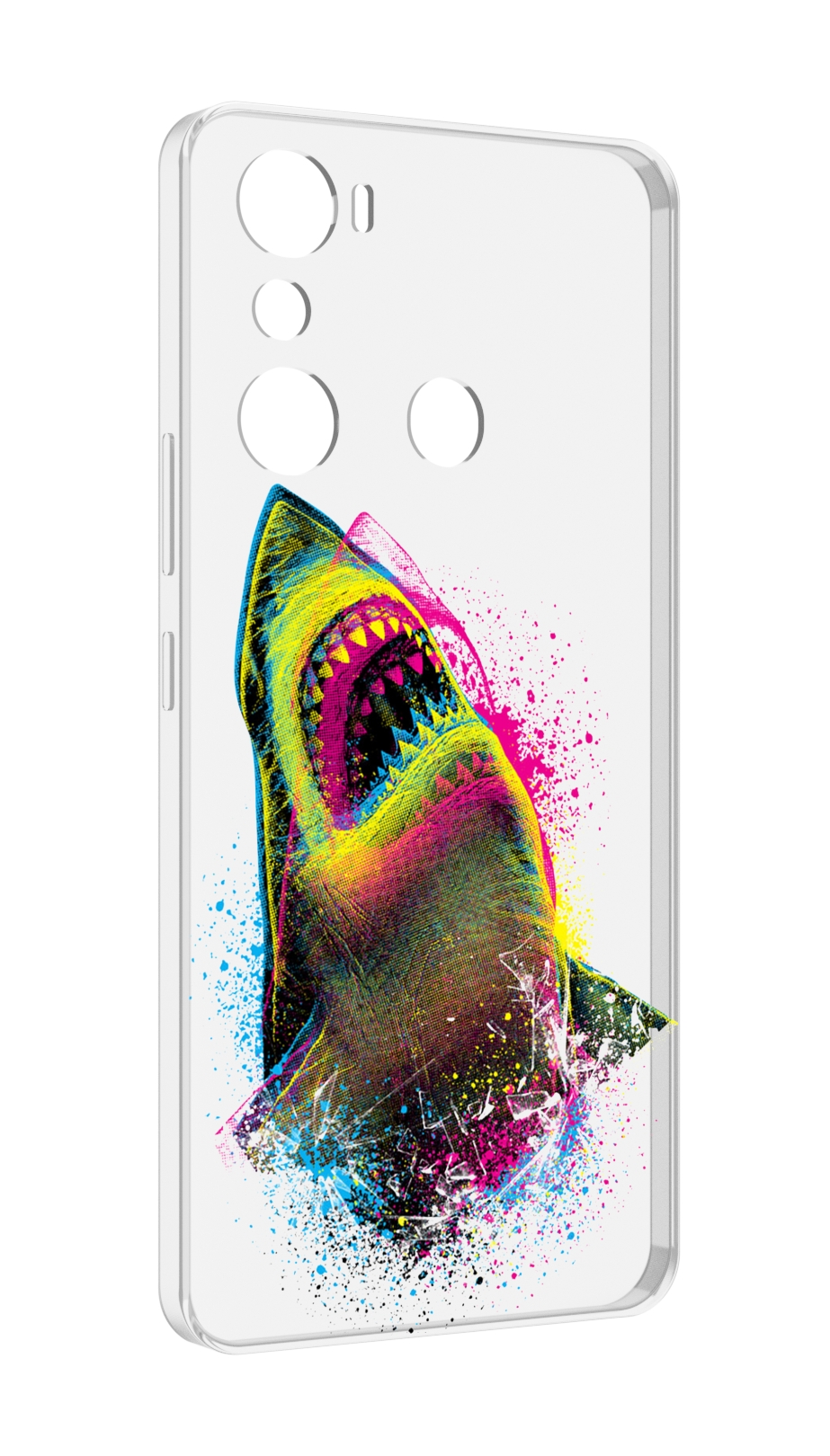 Чехол MyPads челюсти-2 для Infinix Hot 20i