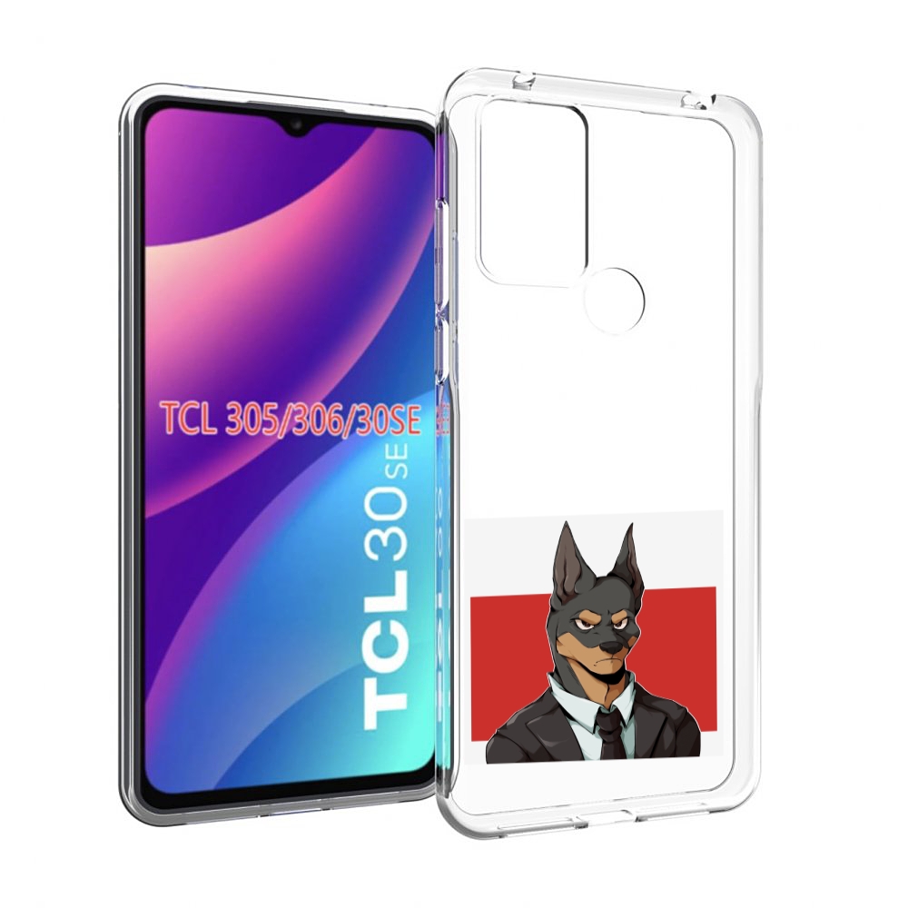 

Чехол MyPads офисный работник собака для TCL 30SE/305/306/30E, Tocco