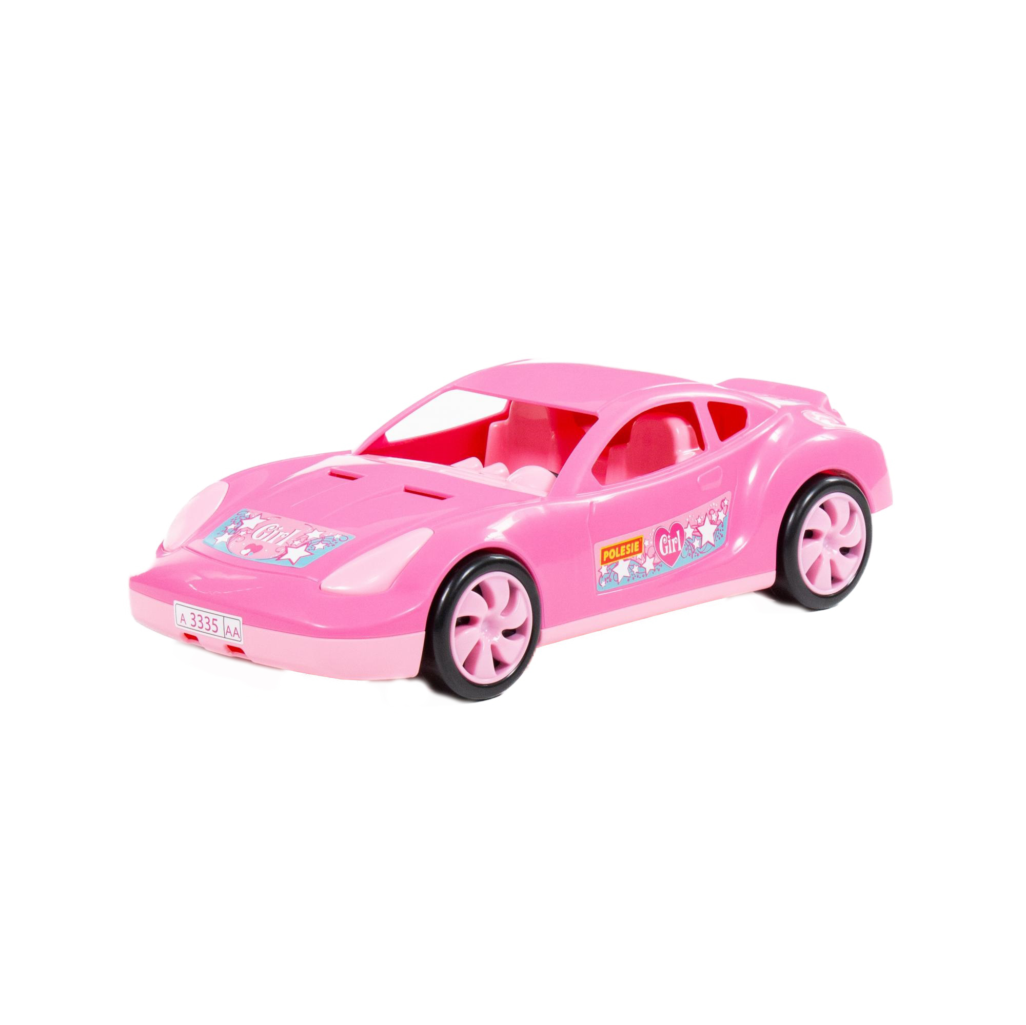 Купить Игрушка Полесье Автомобиль Торнадо гоночный розовый,