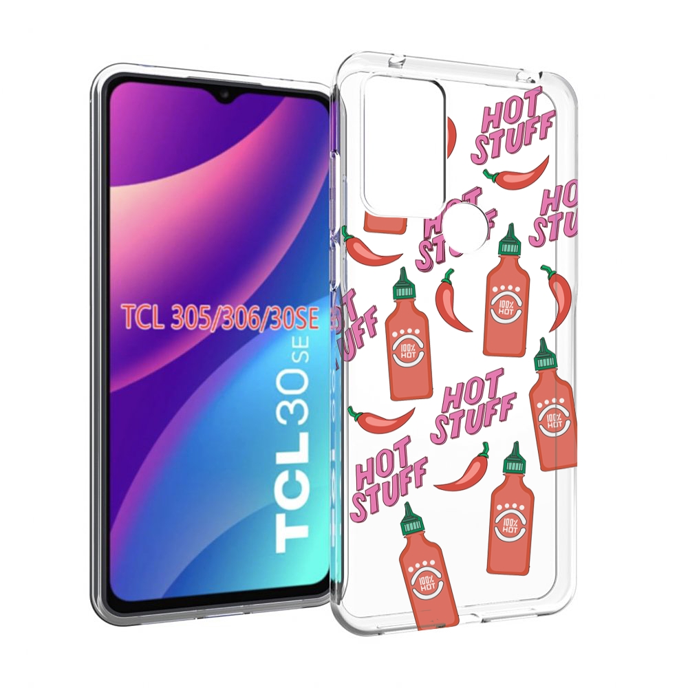 

Чехол MyPads острые-перчики для TCL 30SE/305/306/30E, Tocco