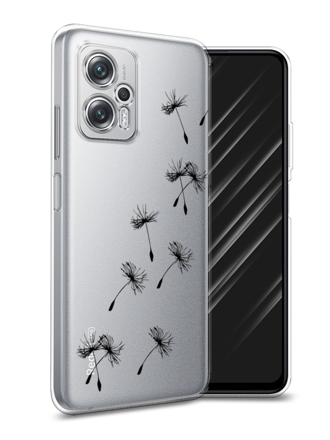

Чехол Awog на Poco X4 GT/Redmi Note 11T Pro/11T Pro Plus "Летящие одуванчики", Разноцветный, 315250-8